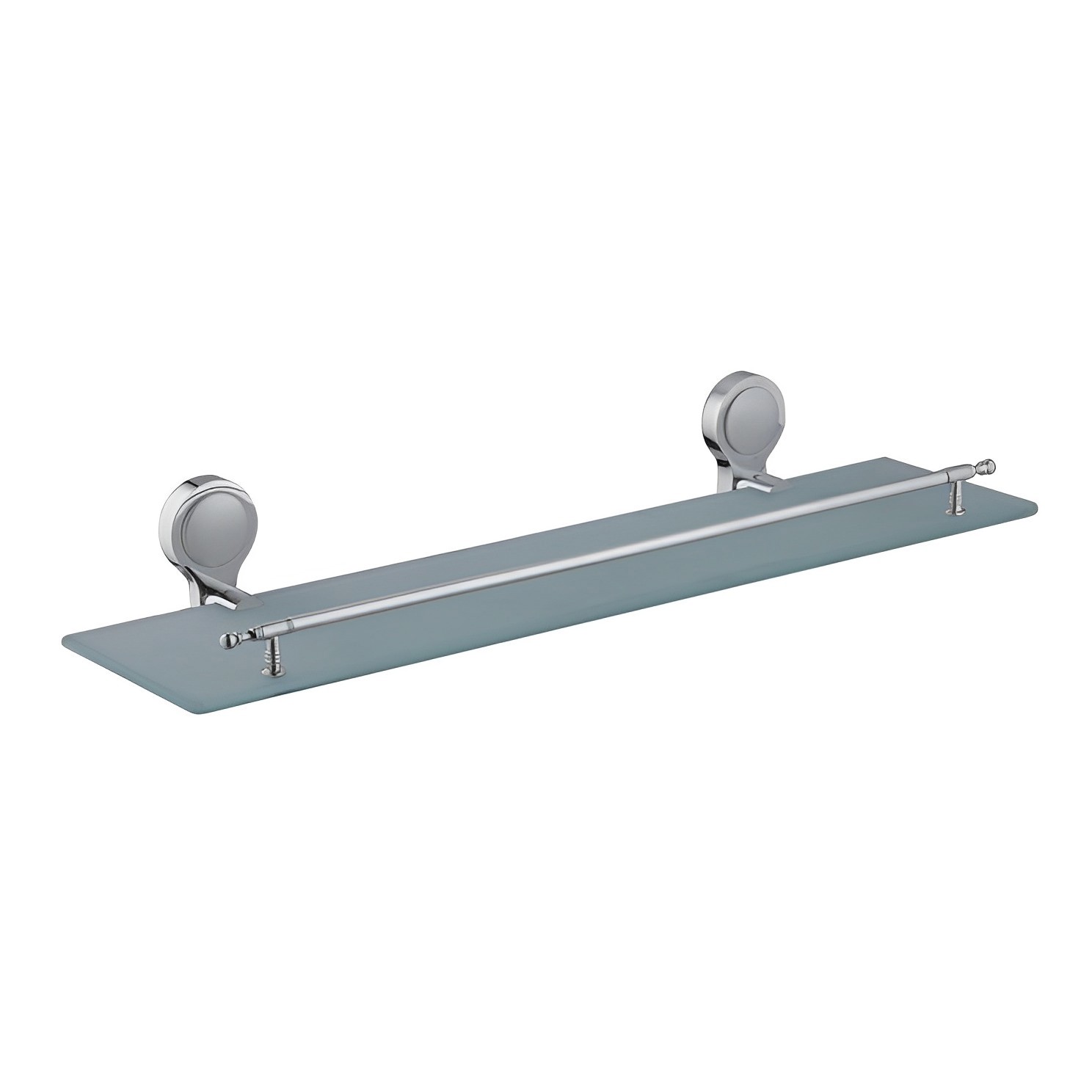 Изображение товара Стеклянная полка для ванной D-Lin D260300 14x52 см хром глянцевая