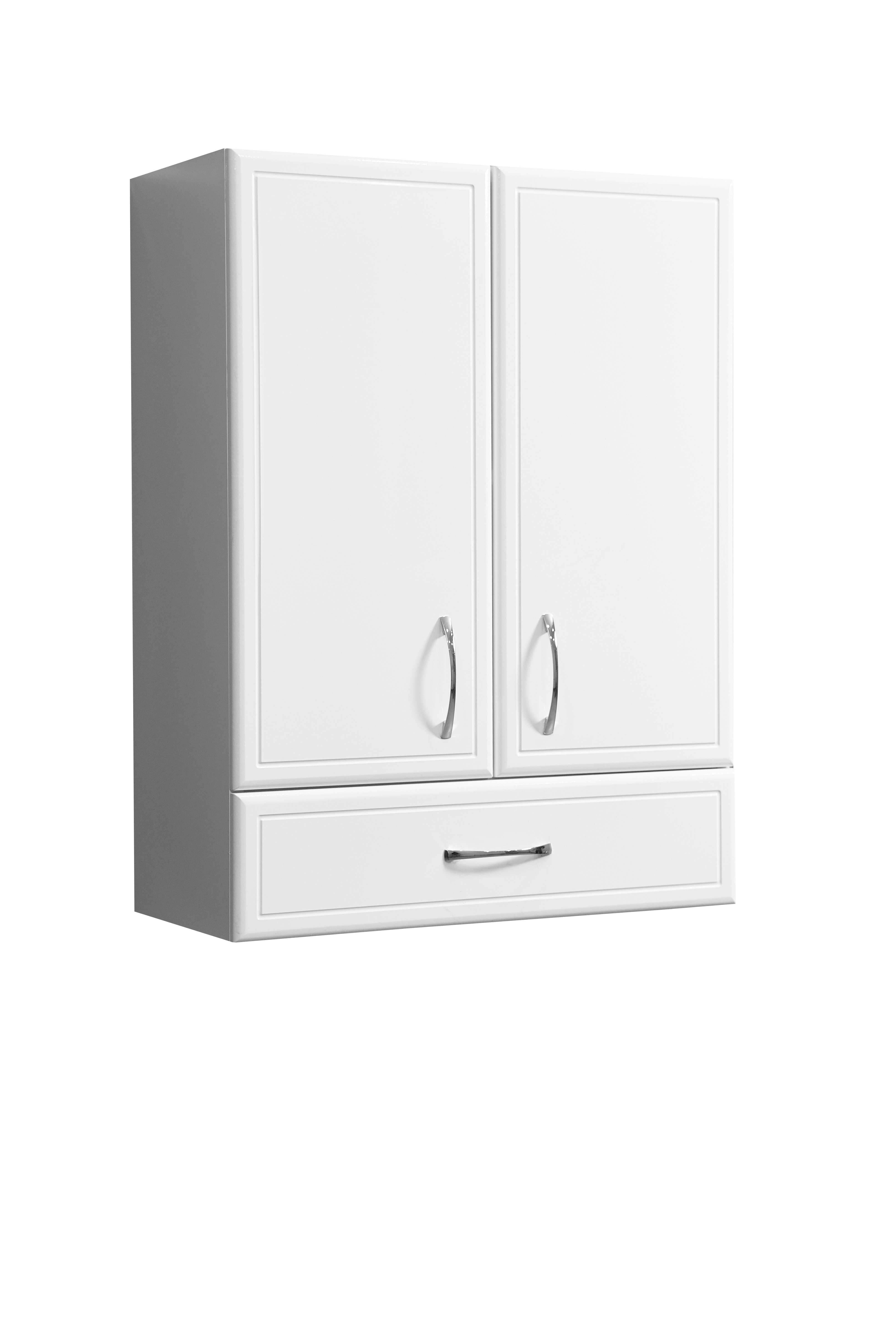 Изображение товара Шкаф подвесной Stella polar Концепт 60 белый — 60x80 см, 2 полки