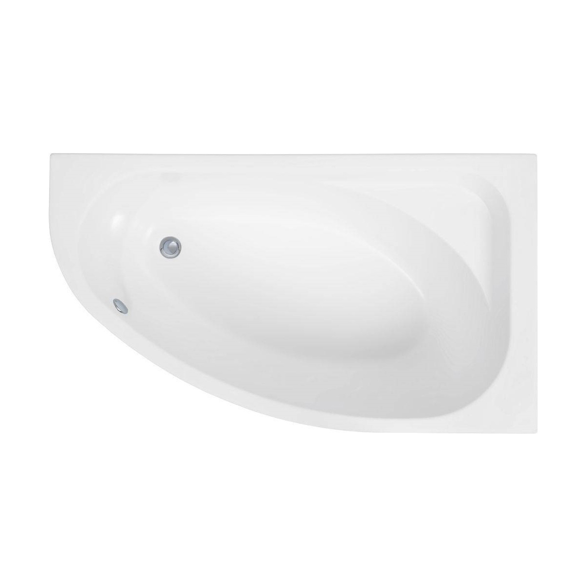 Изображение товара Акриловая угловая ванна Aquanet Mia 140x80см R, с каркасом и лицевой панелью