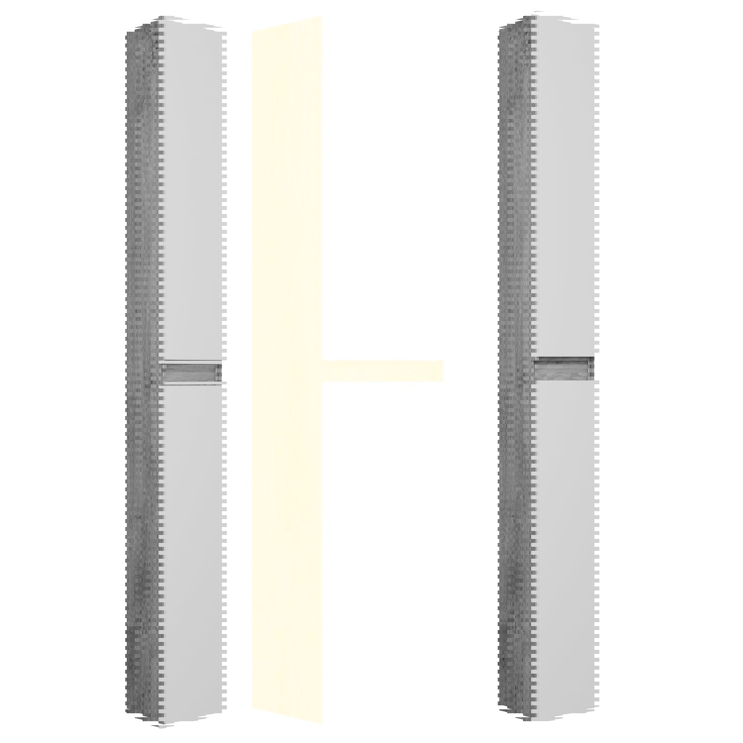 Изображение товара Пенал Veneciana Sangro 35 белый — подвесной шкаф-пенал для ванной