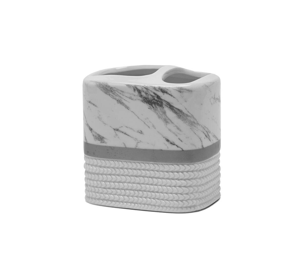 Изображение товара Стакан для зубных щеток Primanova D-20812 керамика цвет белый