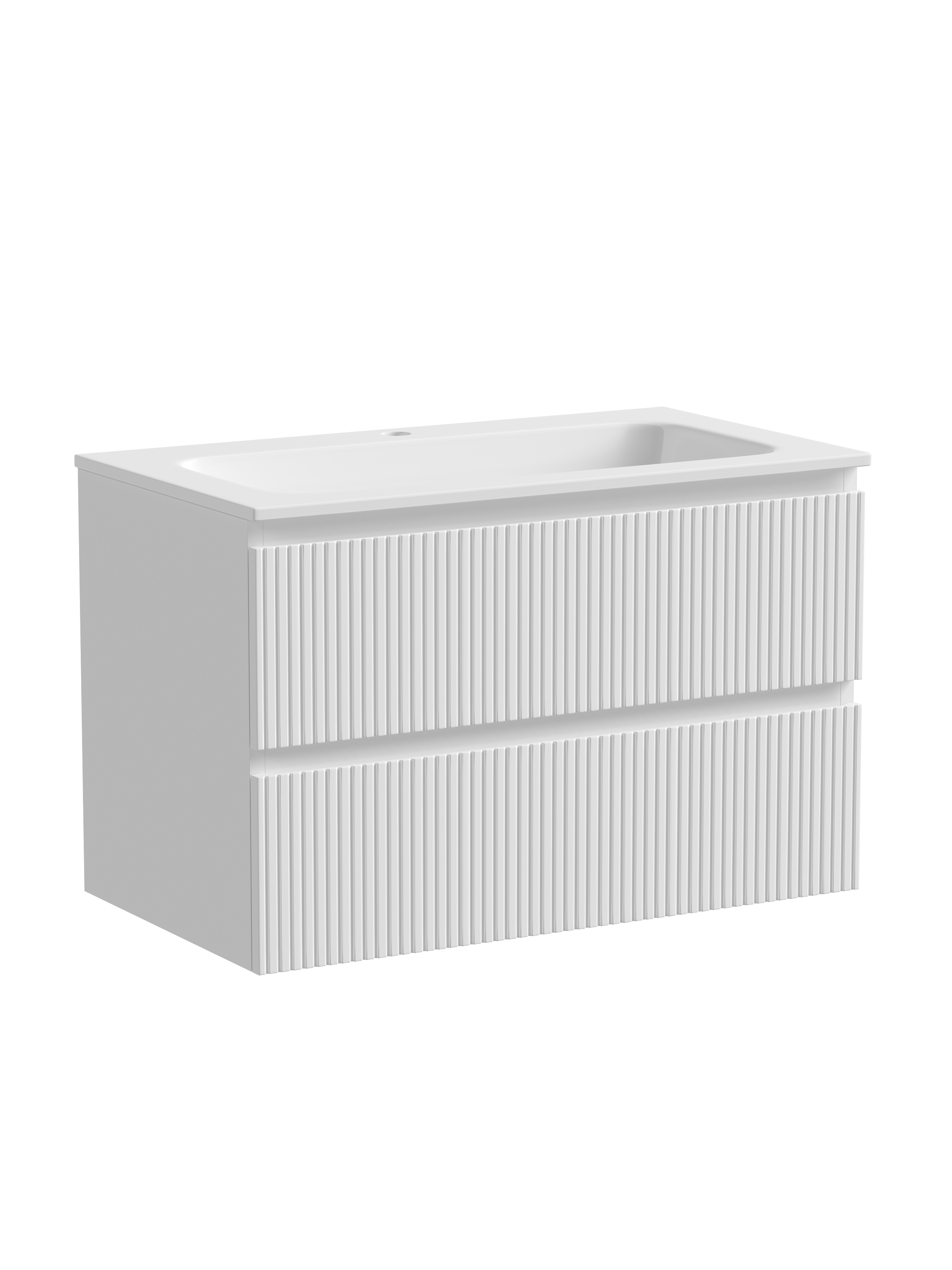 Изображение товара Тумба под раковину Sancos Snob T Bianco 79 см подвесная Италия