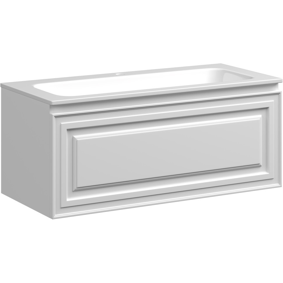 Изображение товара Подвесная тумба под раковину Sancos Very Bianco VR100W 99.5 см белая Италия
