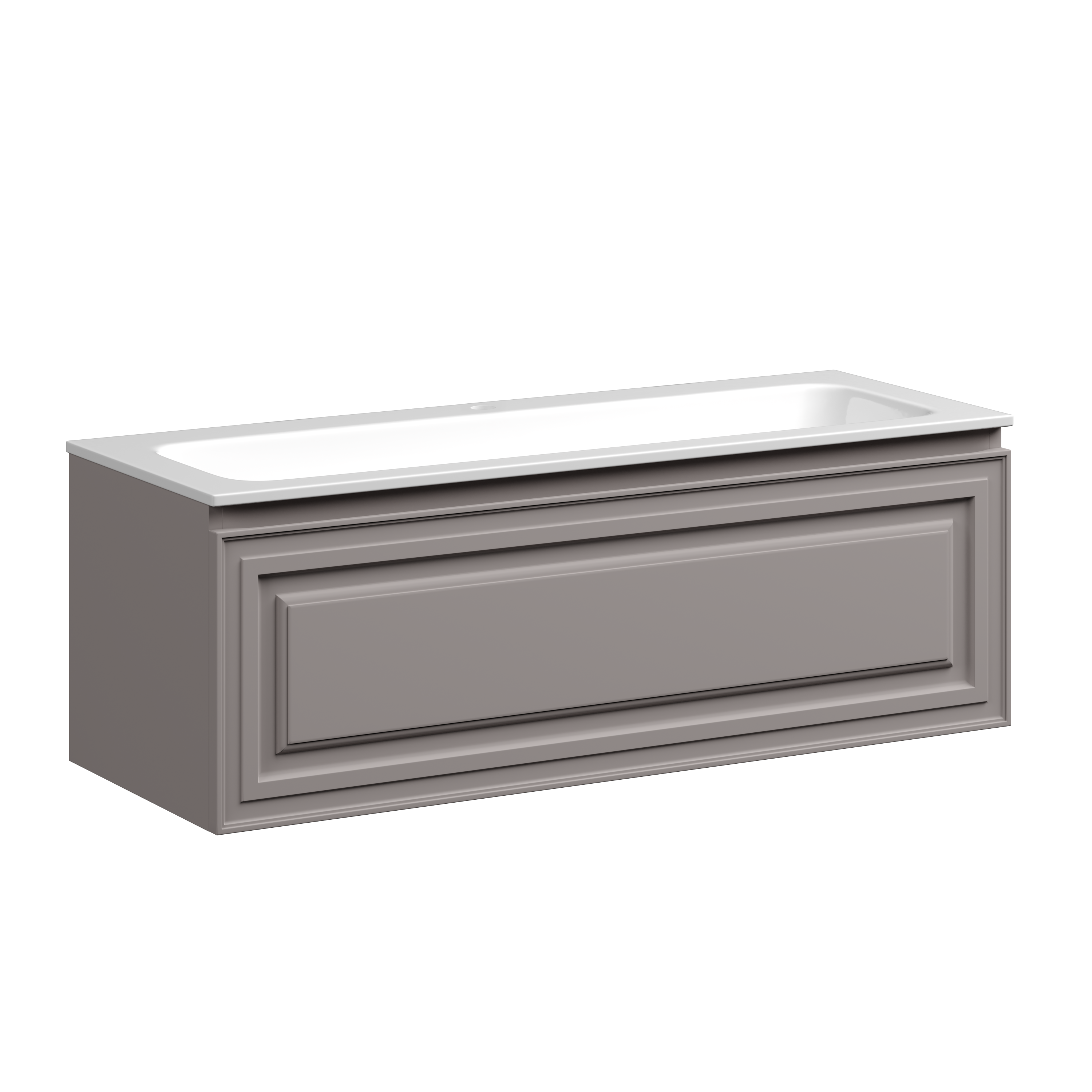 Изображение товара Тумба под раковину Sancos Very Doha Soft VR120SM подвесная 119.50см цвет серый