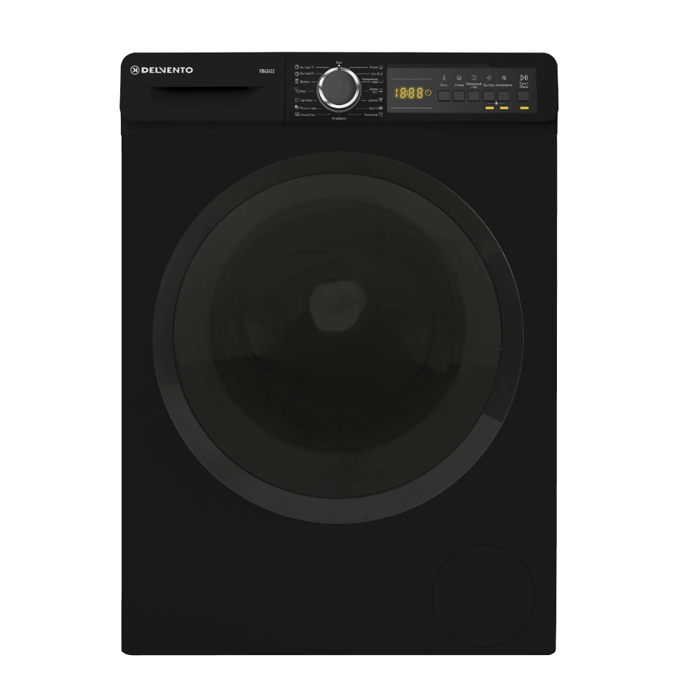 Изображение товара Стиральная машина Delvento VB 6 кг 15 программ черный энергоэффективная