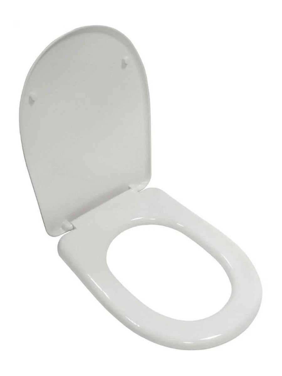 Изображение товара Сиденье для унитаза Инкоэр Комфорт 34.30x43.70см белое надежное и практичное