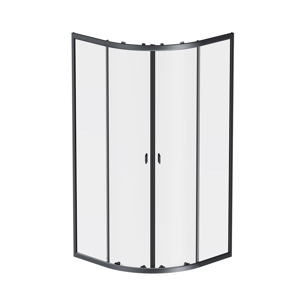 Изображение товара Душевой уголок Am.pm W88G-205-090BT64 90x90 см черный профиль стекло прозрачное