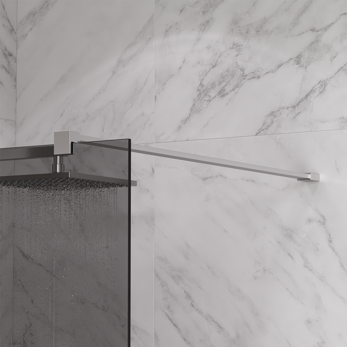 Изображение товара Душевая перегородка Reflexion Walk in RX20090TCR-20 900x2000см хромированный профиль