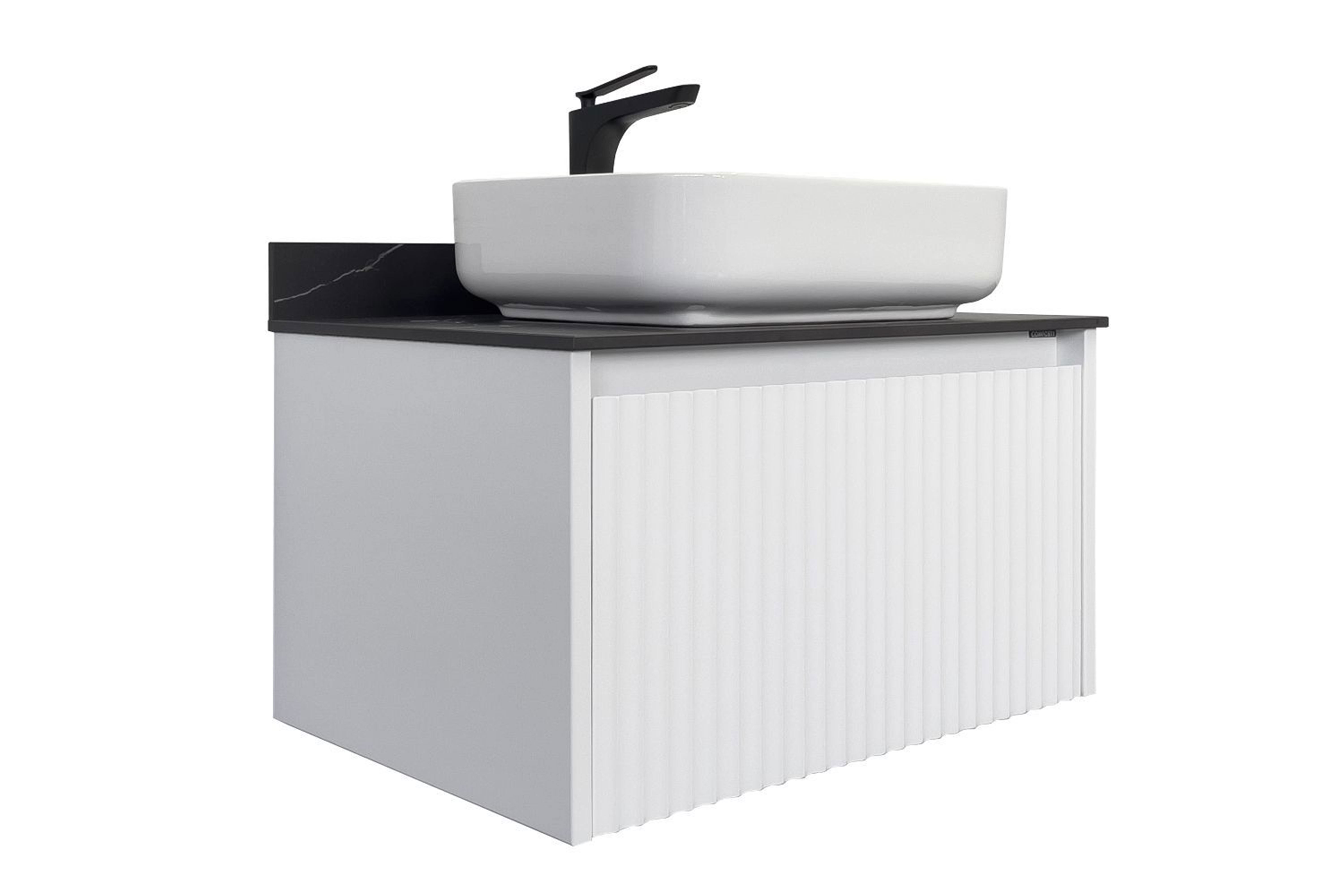 Изображение товара Тумба под раковину Comforty Марсель 75см с раковиной и столешницей из керамогранита