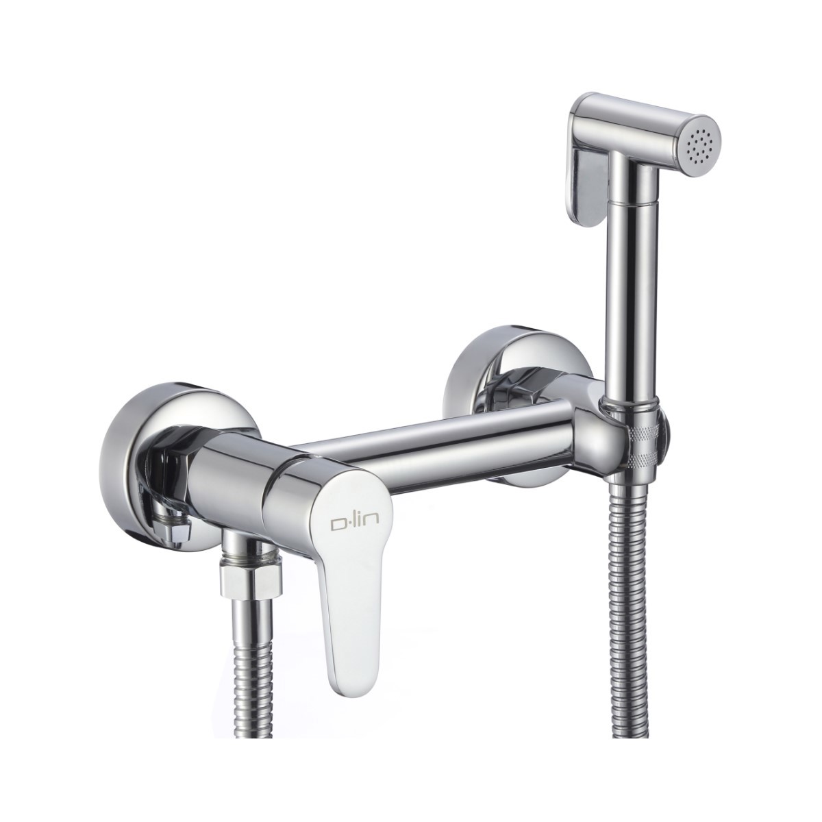 Изображение товара Набор для подключения гигиенического душа D-Lin D180202, хром