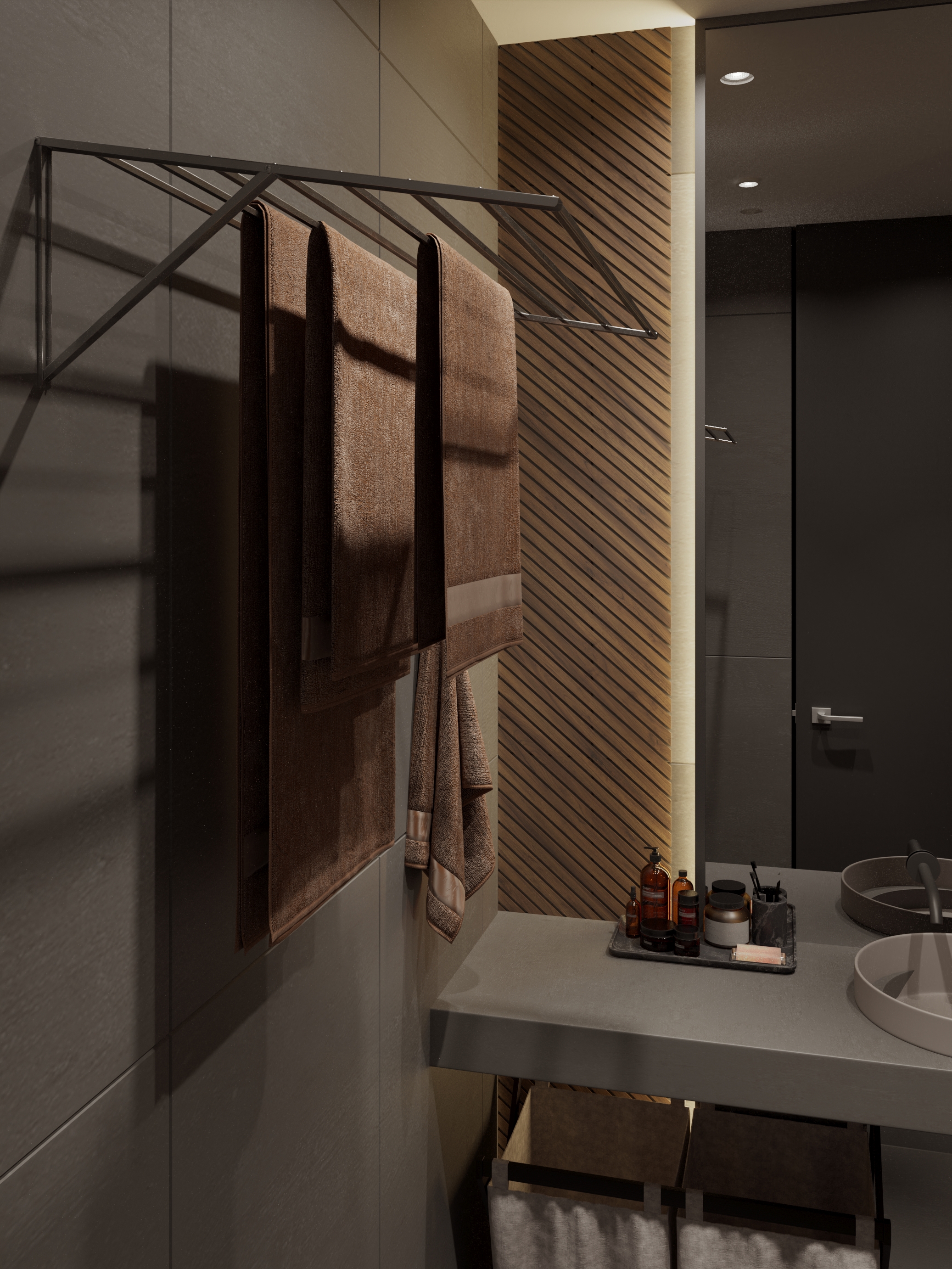 Изображение товара Настенная металлическая сушилка Tempache Суш-8100 8 перекладин складная Россия