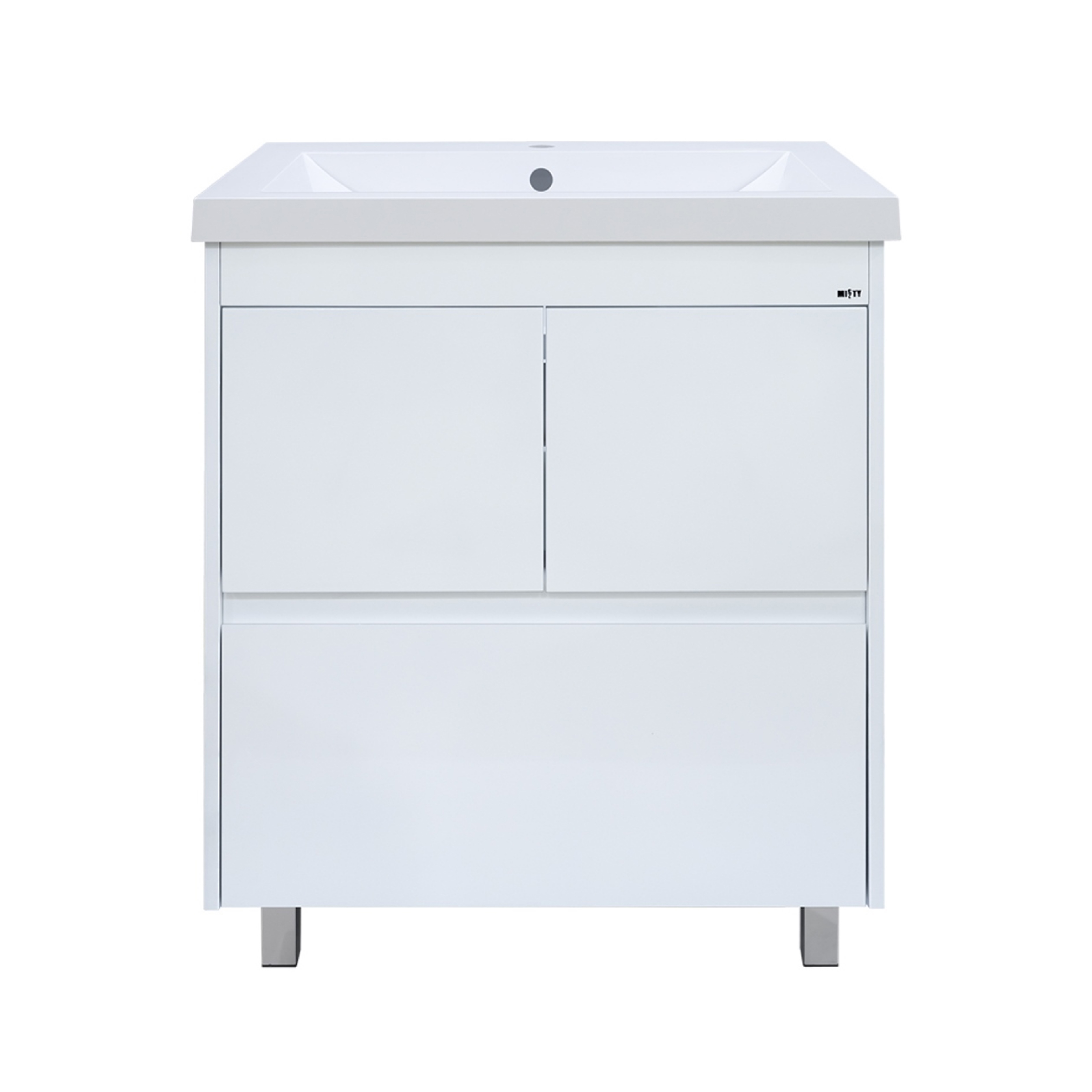 Изображение товара Тумба под раковину Misty Алиса УТ000011237 75см с раковиной цвет белый