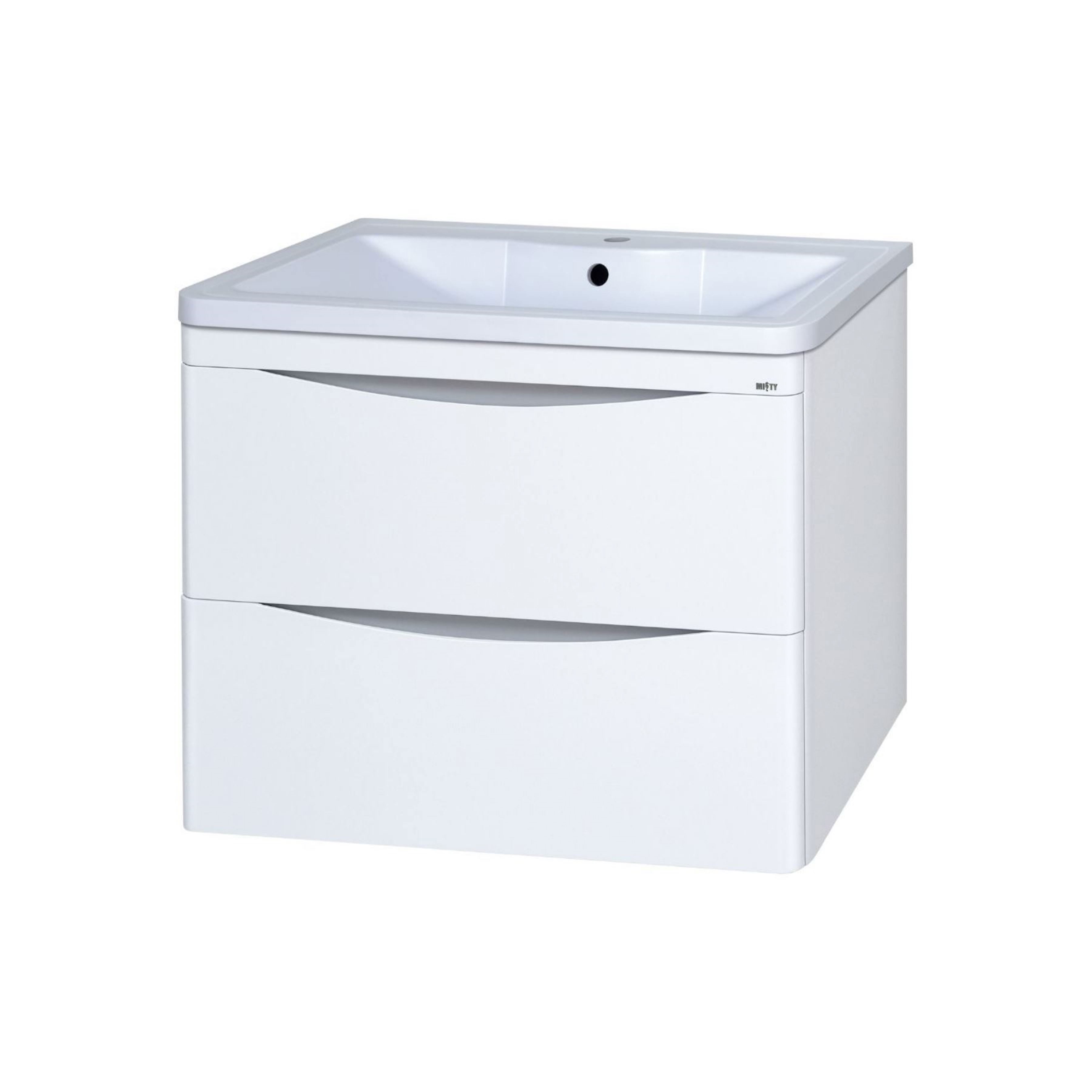 Изображение товара Тумба под раковину Misty Атлантик УТ000011693 100см с раковиной цвет белый