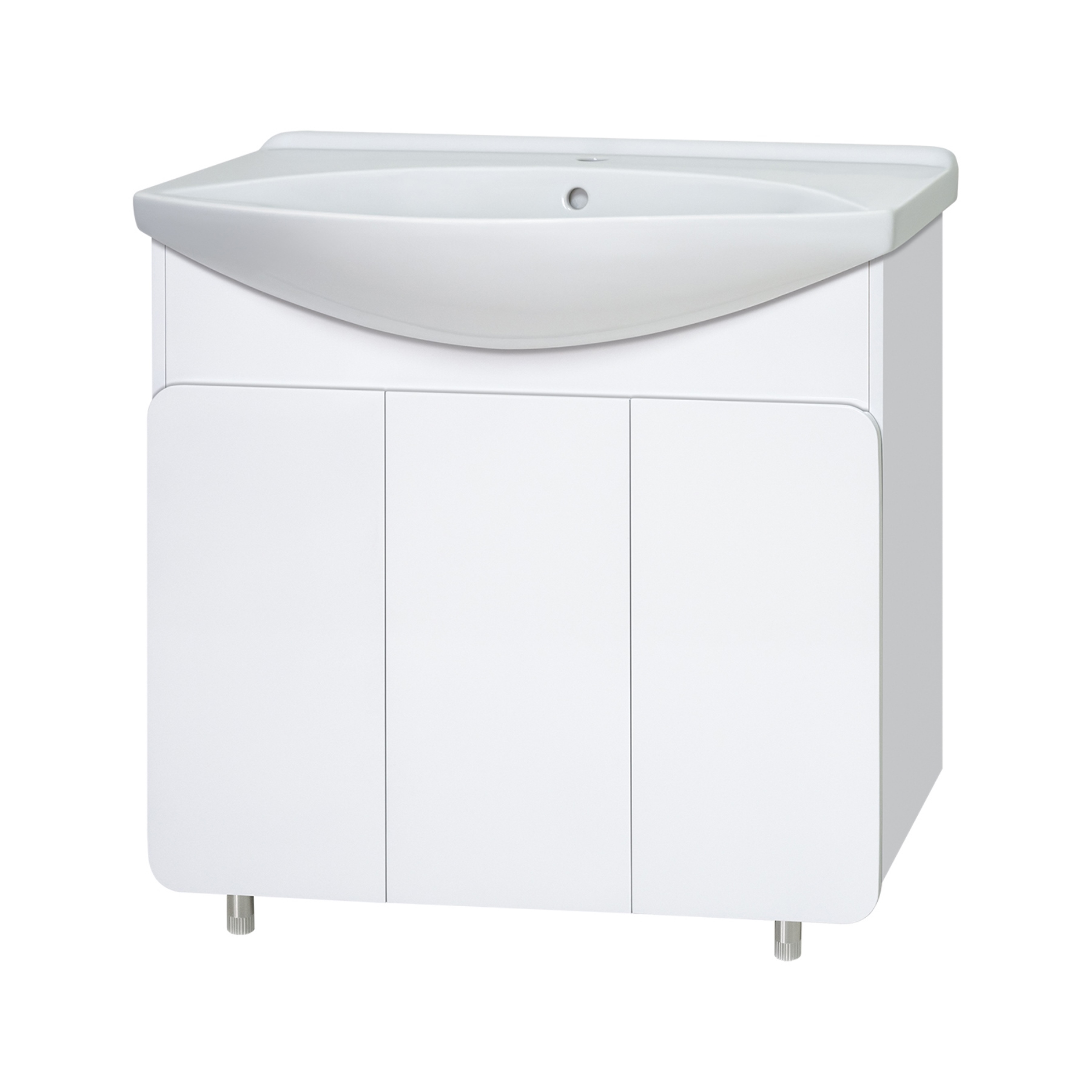 Изображение товара Тумба под раковину Misty Чегет УТ000013349 85см с раковиной цвет белый