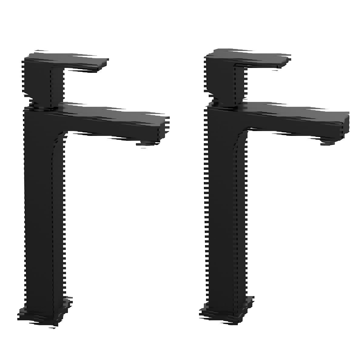 Изображение товара Смеситель для раковины Vincea Куб VBF-1C01MB однорычажный цвет черный