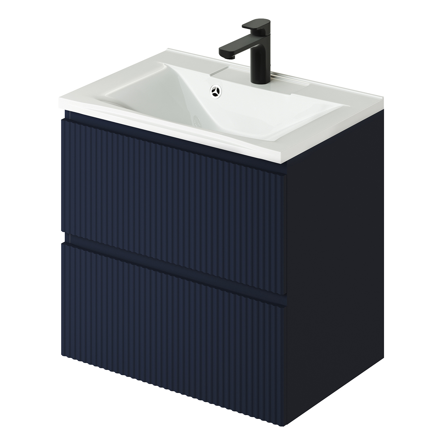 Изображение товара Тумба c раковиной в ванную Итана Kate 65 642x442x640мм подвесная Океания