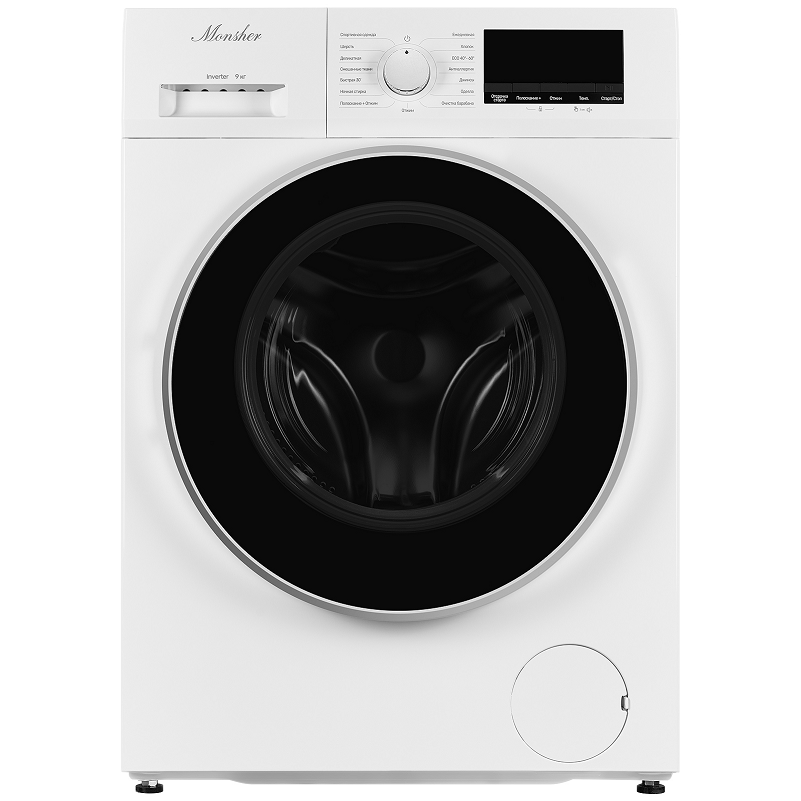 Изображение товара Стиральная машина Monsher MWM 570 Blanc 9 кг фронтальная белая