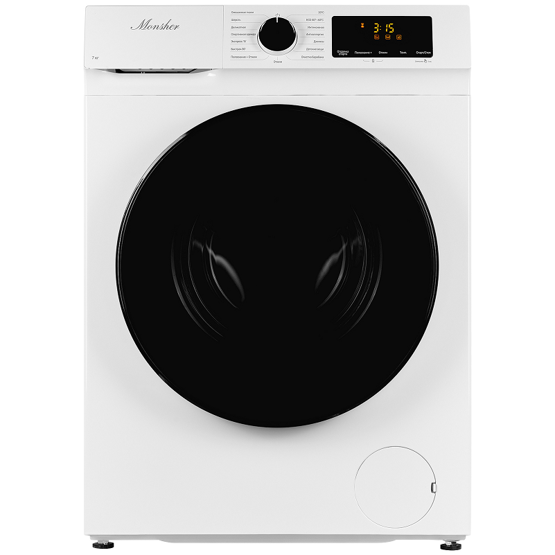 Изображение товара Стиральная машина Monsher Mwm 420 Blanc 7 кг фронтальная энергосберегающая