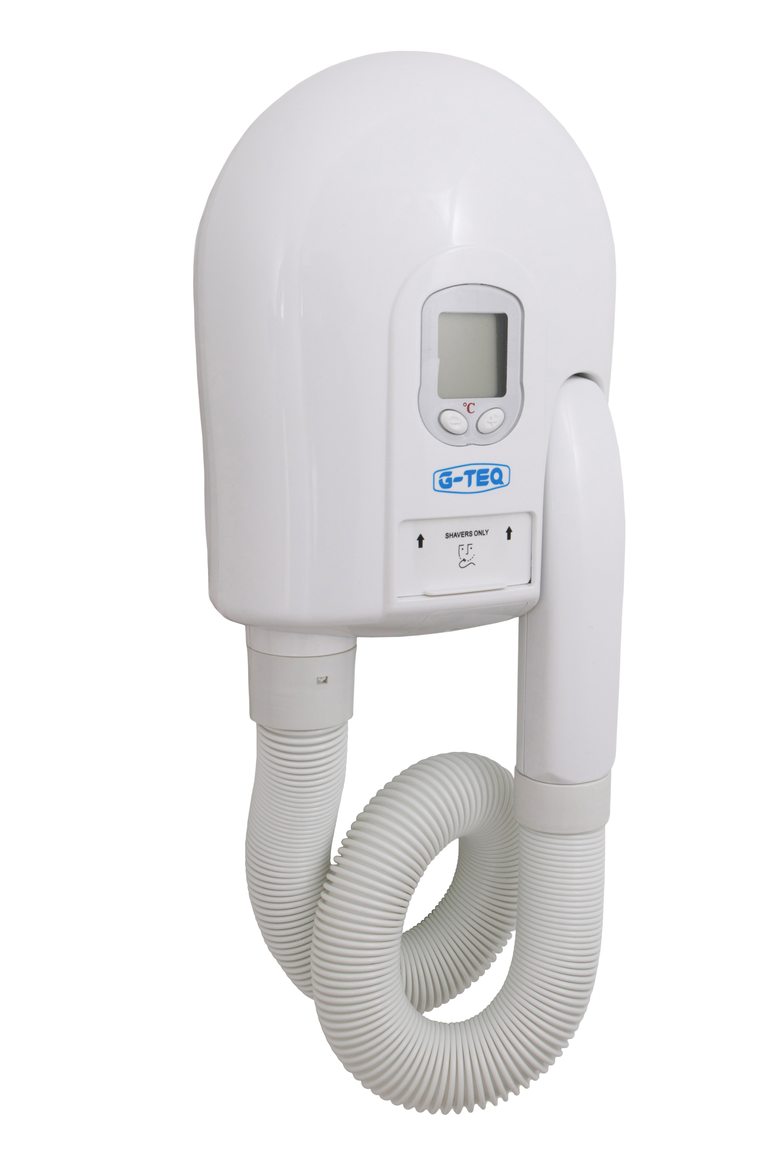 Изображение товара Фен настенный G-TEQ 11.04 1000 Вт, регулировка скорости и температуры, ЖК дисплей