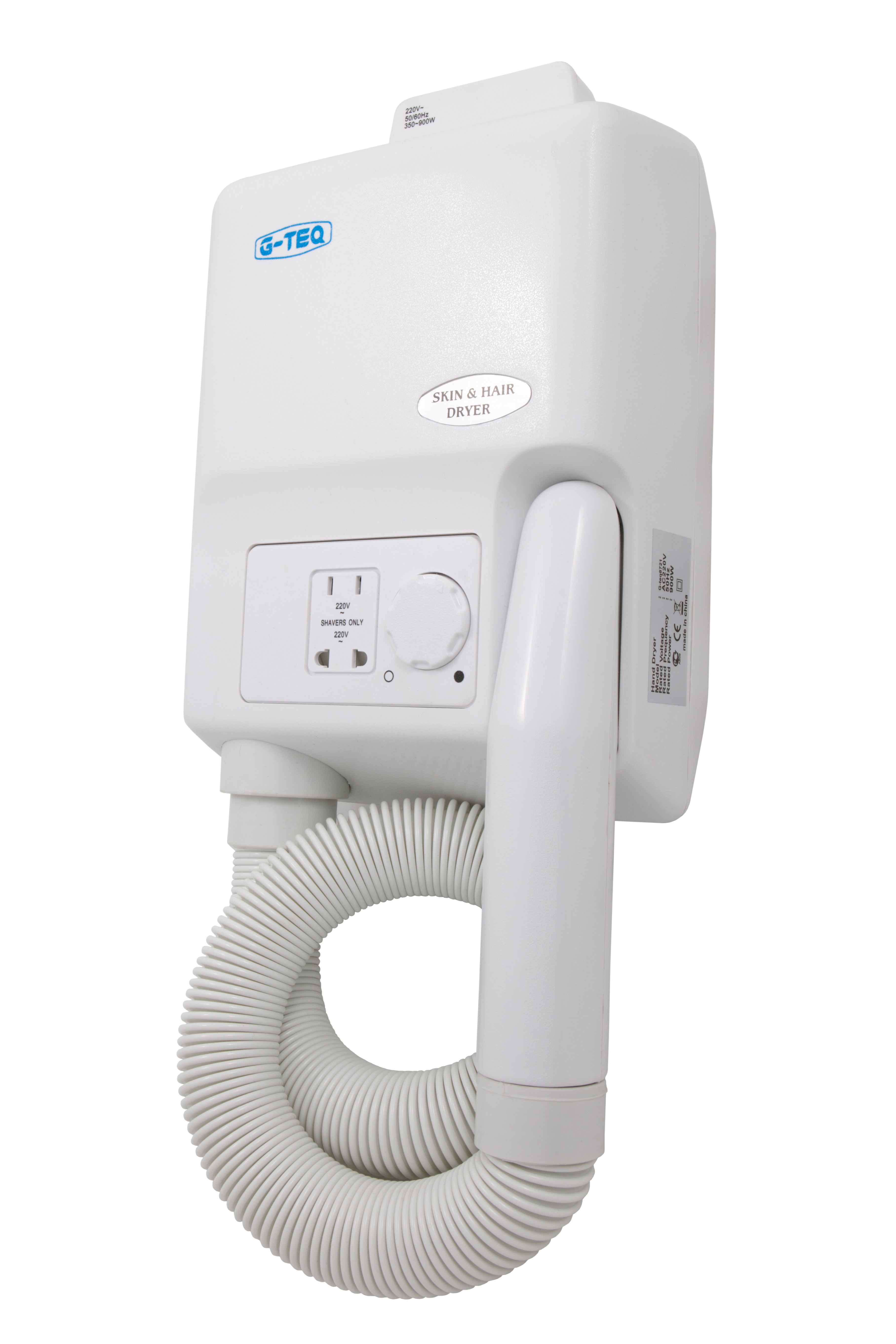 Изображение товара Фен настенный со шлангом G-TEQ 11.03 900 Вт