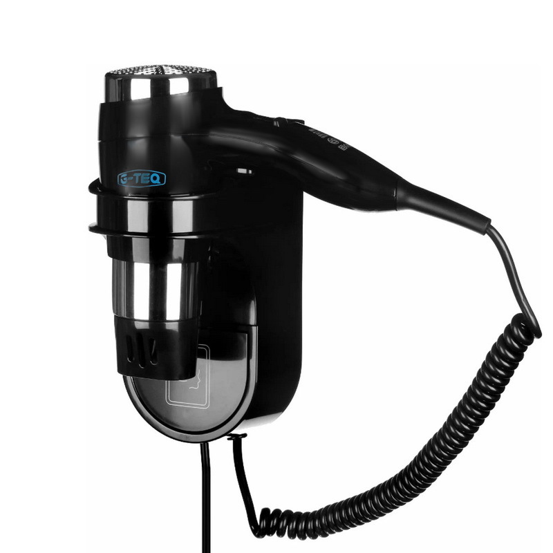 Изображение товара Настенный фен G-TEQ 8719B 1200 Вт с насадкой-концентратором черный