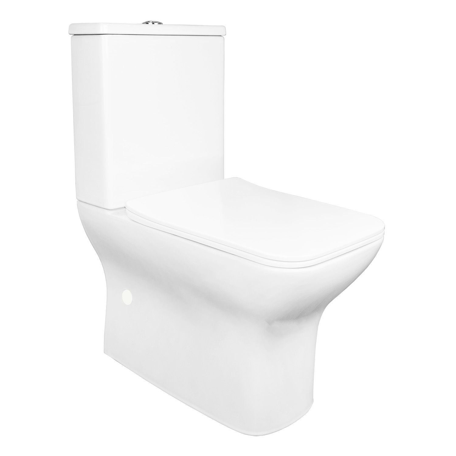 Изображение товара Универсальный безободковый унитаз Azario AZ-8302 серия Fresco с двойным смывом