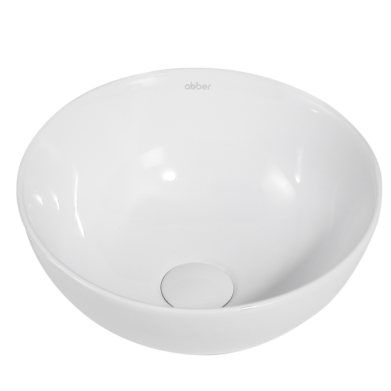 Изображение товара Раковина накладная Abber bequem AC2106 32см цвет белый