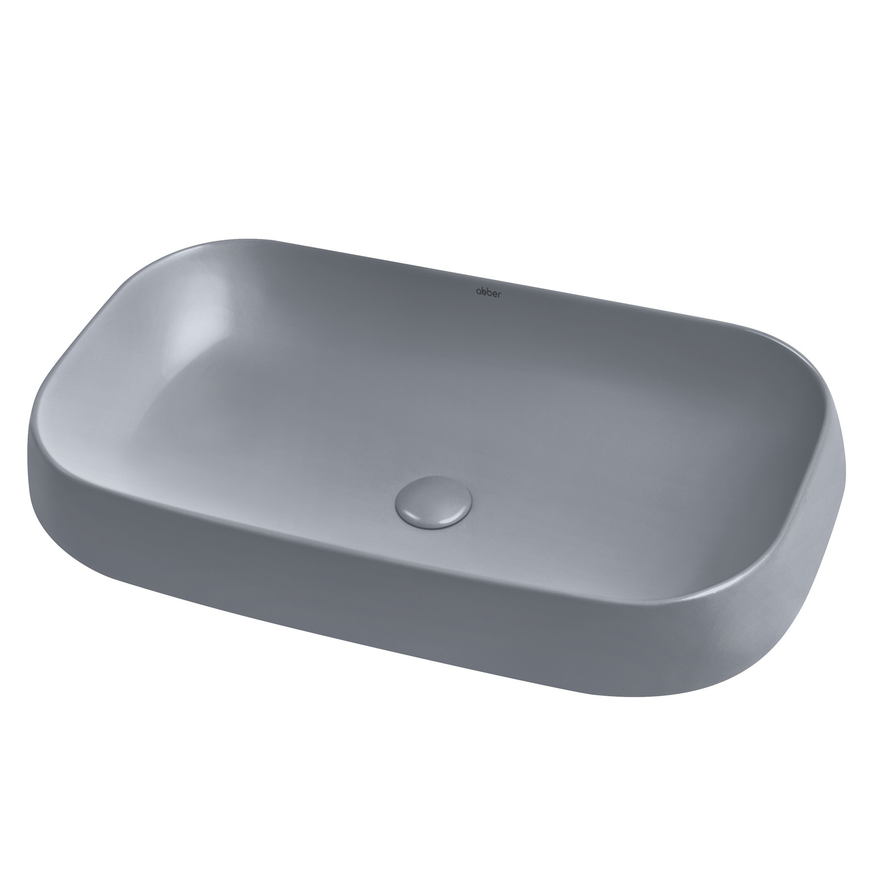 Изображение товара Раковина накладная Abber rechteck AC2210MG 71.5см цвет серый/серебристый