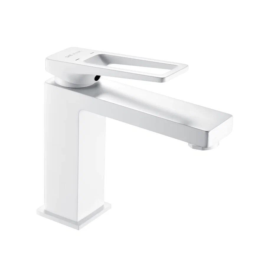 Изображение товара Смеситель для раковины Shevanik S6801С однорычажный белый глянец Китай