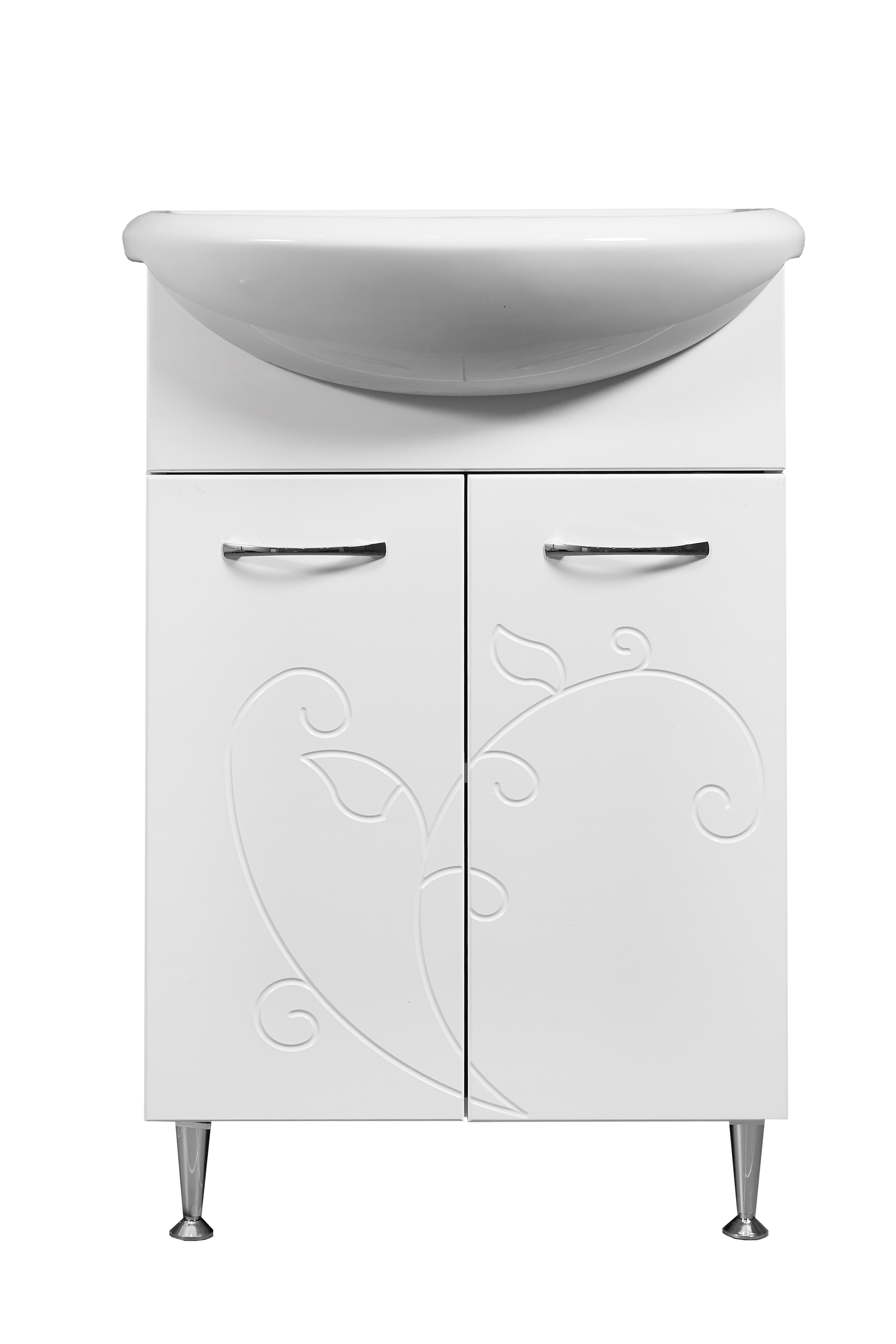 Изображение товара Тумба под раковину Stella Polar Фантазия 55 см цвет белый