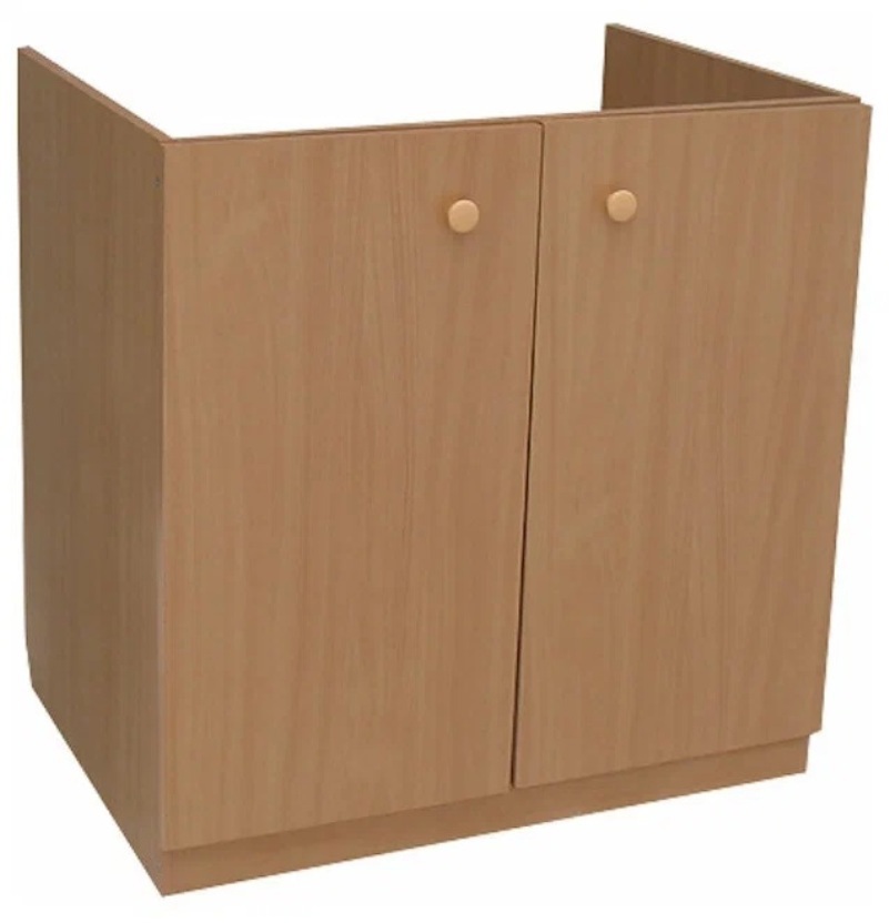 Изображение товара Тумба под раковину MELODIA DELLA VITA 30981 80x60x80 см, 2 двери, цвет Бук