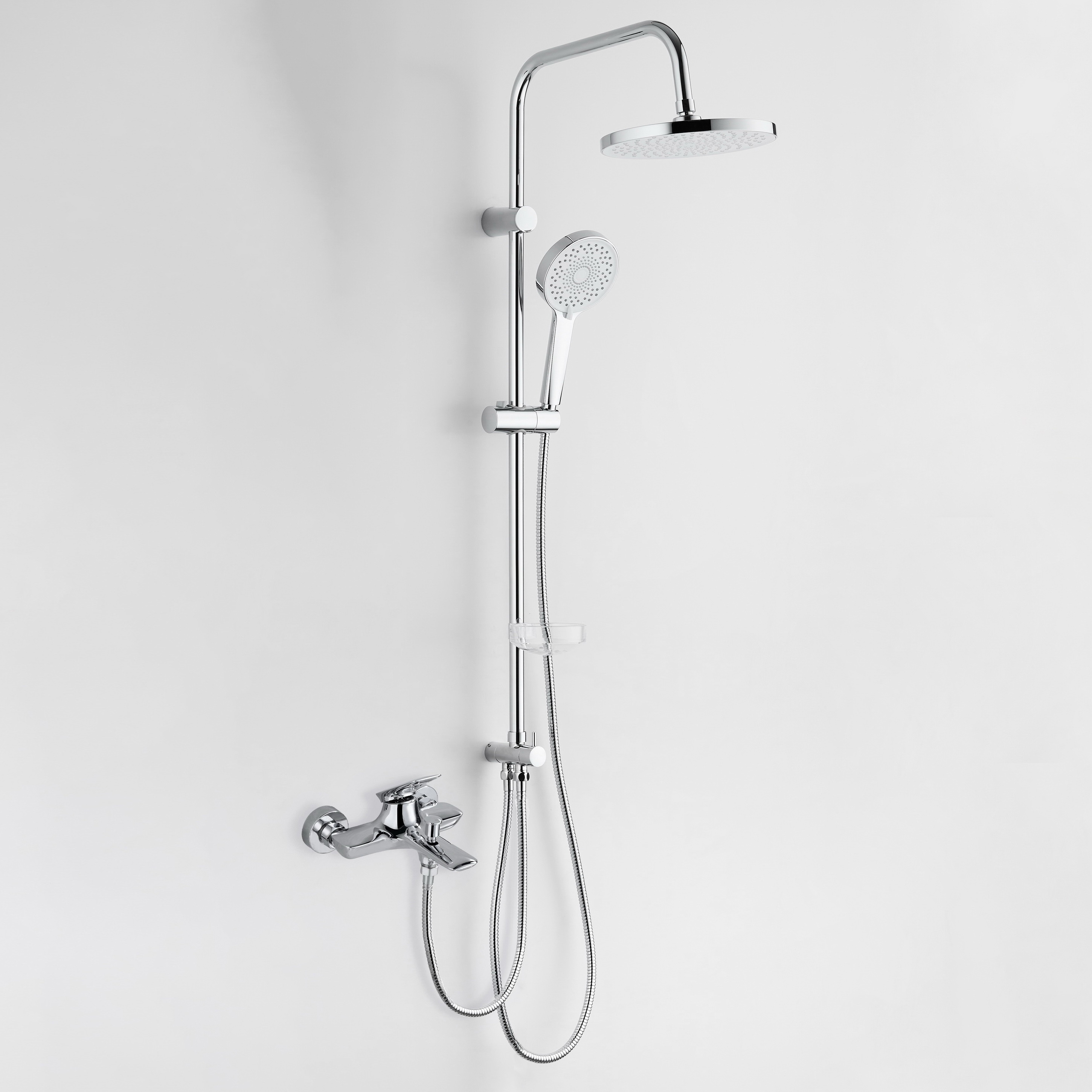 Изображение товара Душевая стойка Bond Cube B03-9500 130см хром с тропическим душем