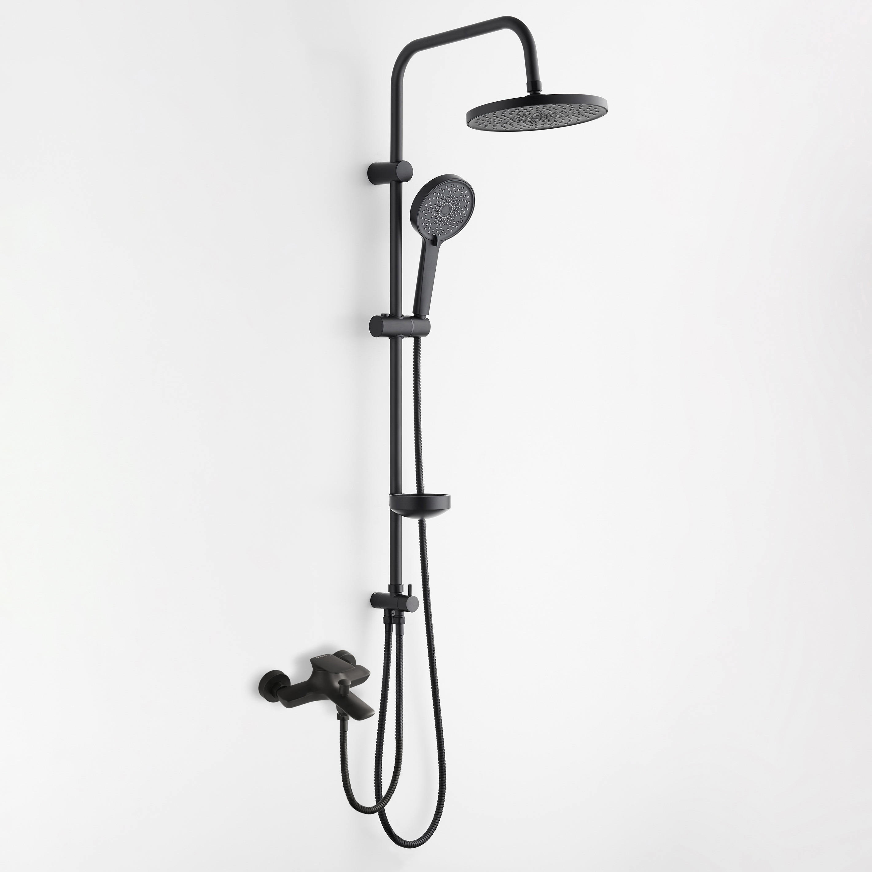 Изображение товара Душевая стойка Bond Cube B03-9588 130см цвет черный матовый