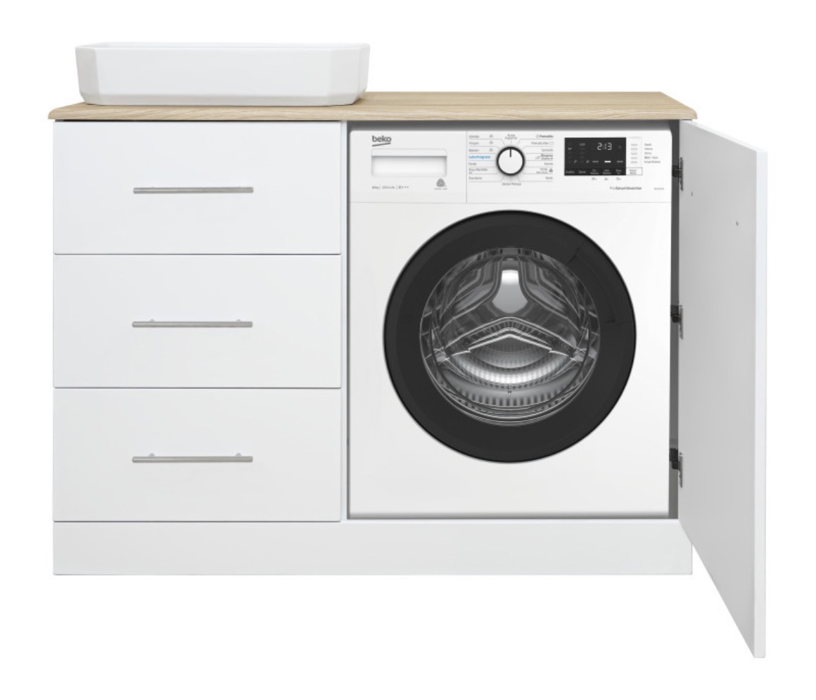 Изображение товара Тумба под раковину Misty Респект Э-Рес01110-13ЯЛ 110см цвет белый