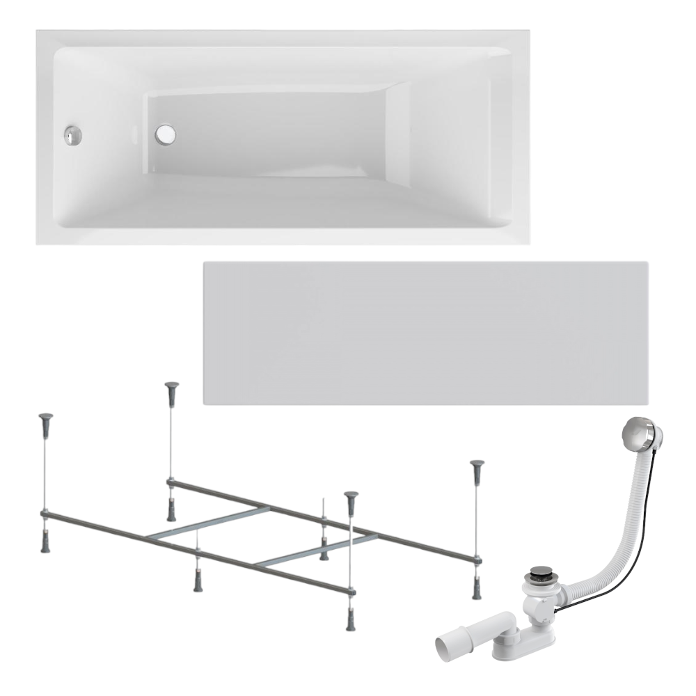 Изображение товара Акриловая прямоугольная ванна AM.PM W93A-160-070W-ARPOFL 160x160 см Германия