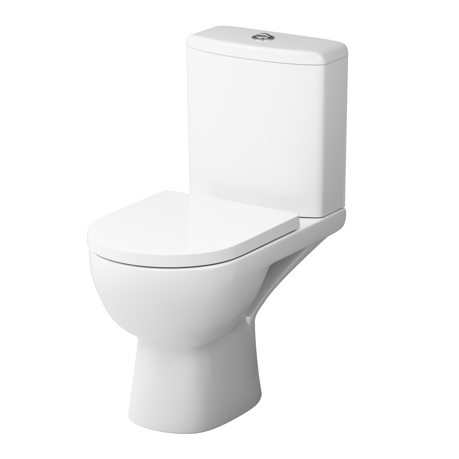 Изображение товара Унитаз-компакт AM.PM Sunny C85C8600SC безободковый с микролифтом и 25-летней гарантией