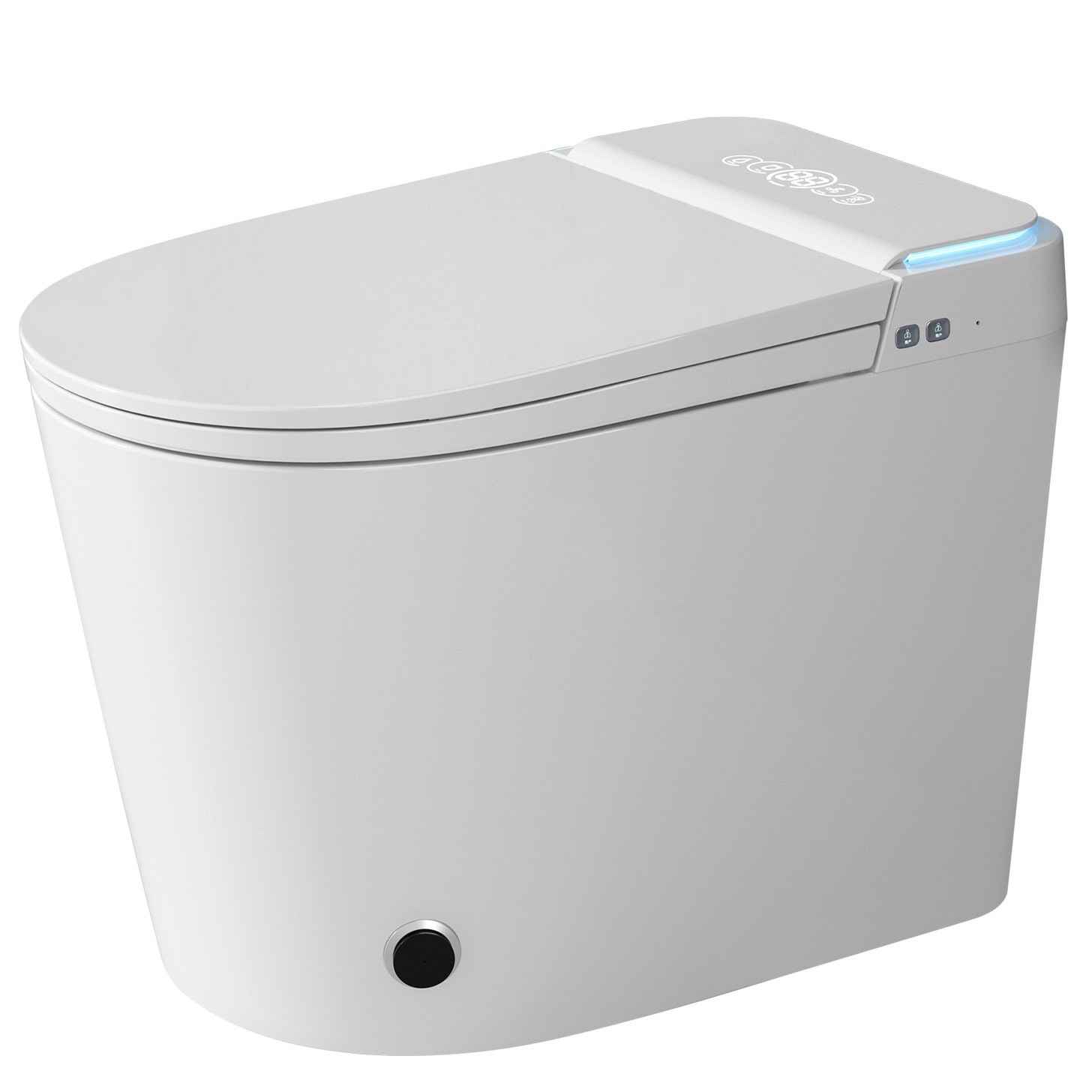 Изображение товара Электронный унитаз-биде ABBER AC1117S приставной с функциями микролифт и автоматическим смывом