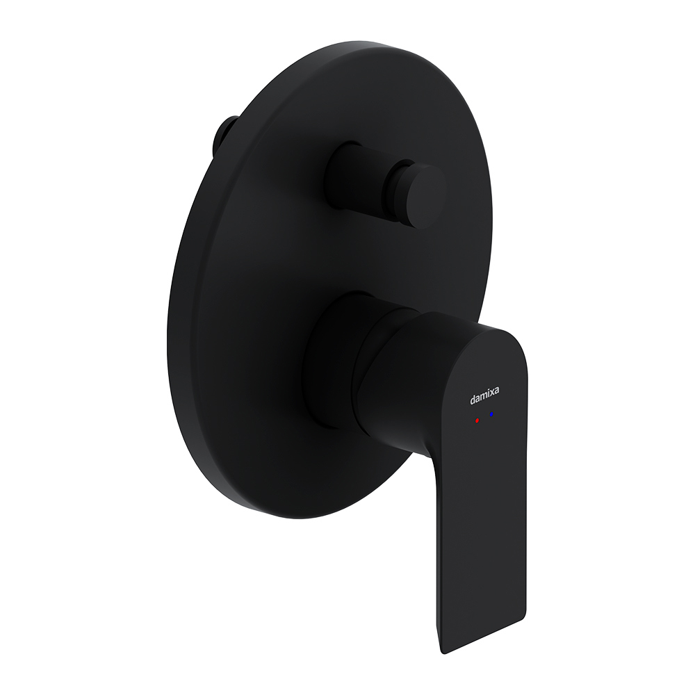 Изображение товара Встраиваемый смеситель для ванной и душа Damixa Apollo 477100300 цвет черный