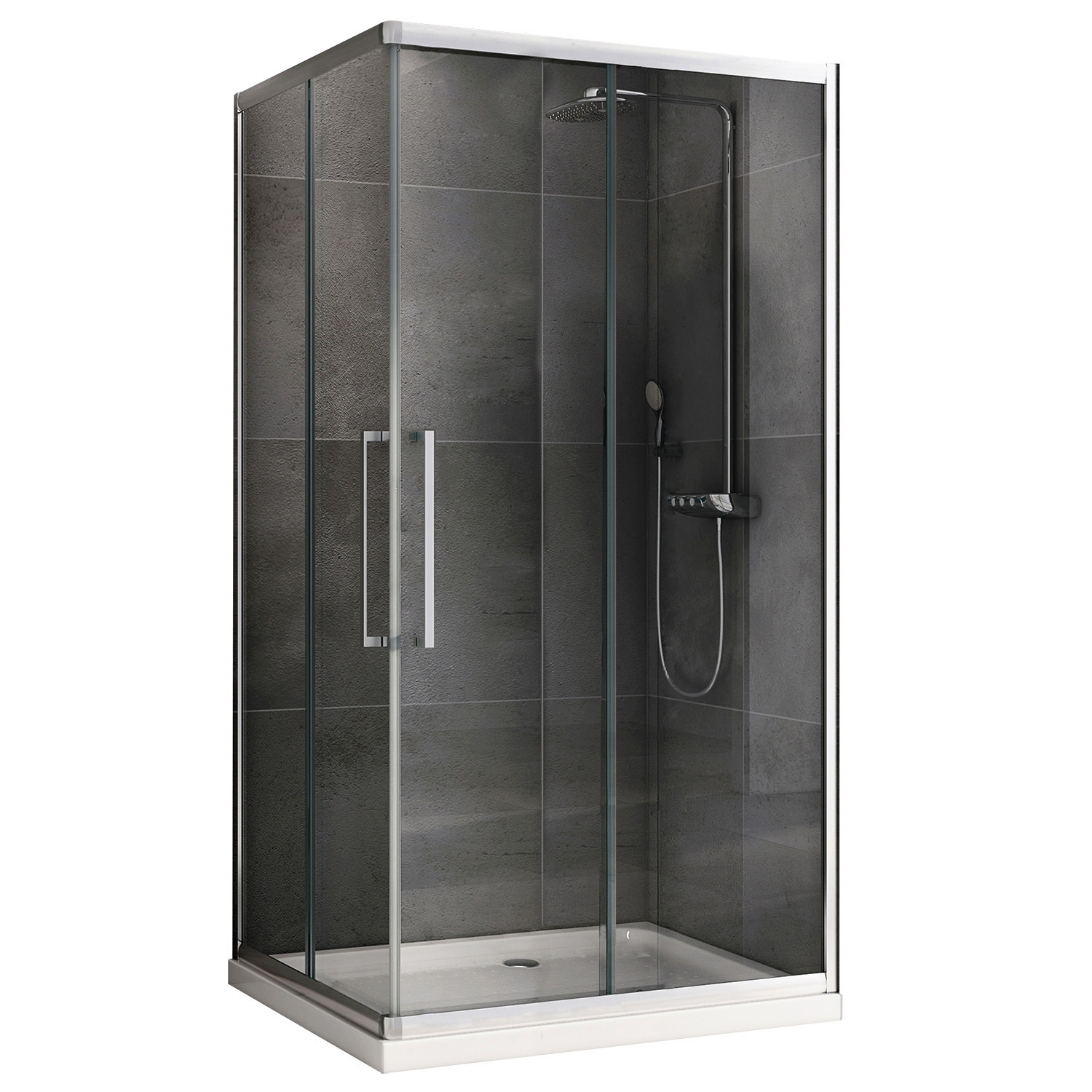 Изображение товара Душевой уголок Abber Schwarzer Diamant AG02129H 90x120 см прозрачное стекло