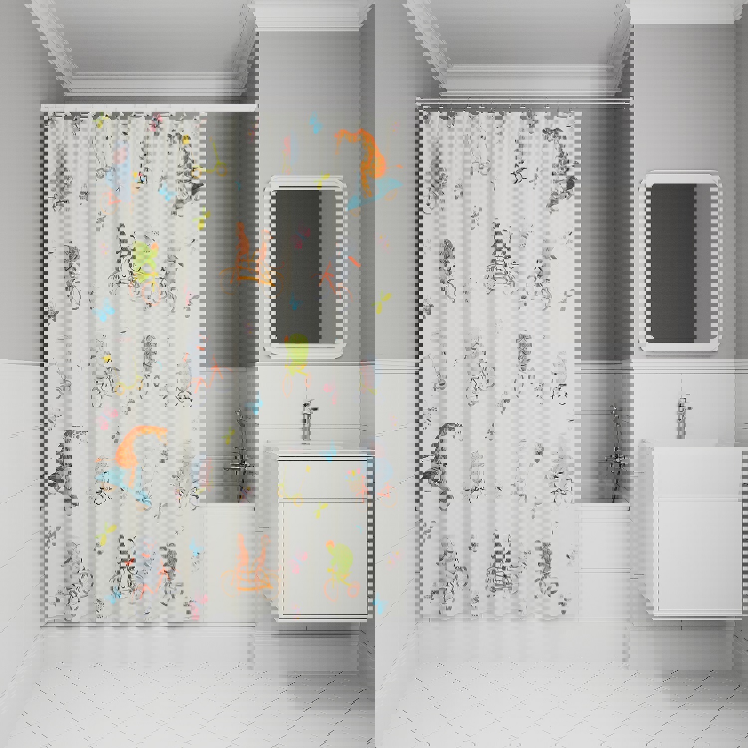 Изображение товара Штора для ванной комнаты IDDIS BA03P18i11 180x200 см жёлтый золотой водоотталкивающая