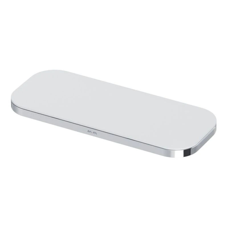 Изображение товара Полка для ванной комнаты am.pm a8f37600 нержавеющая сталь 12.3x30 см цвет серый, серебристый