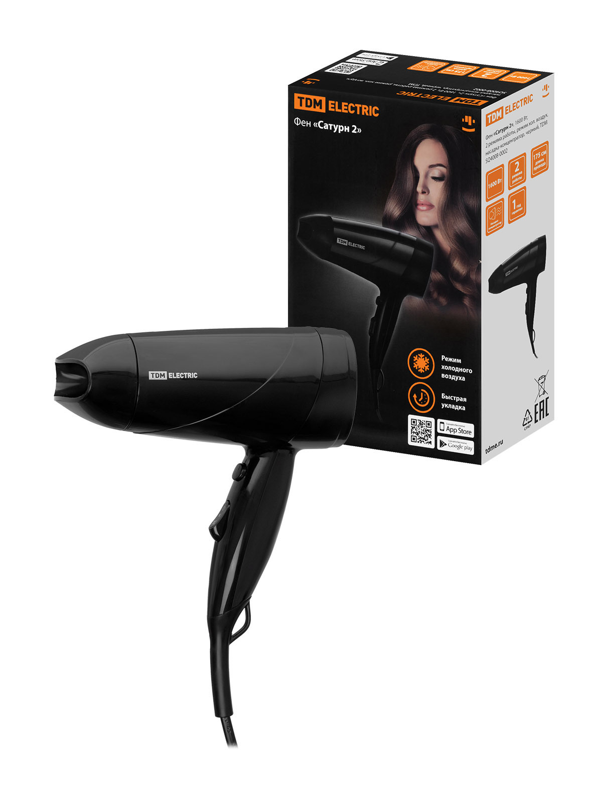 Изображение товара Фен TDM ELECTRIC SQ4008-0002 1600 Вт