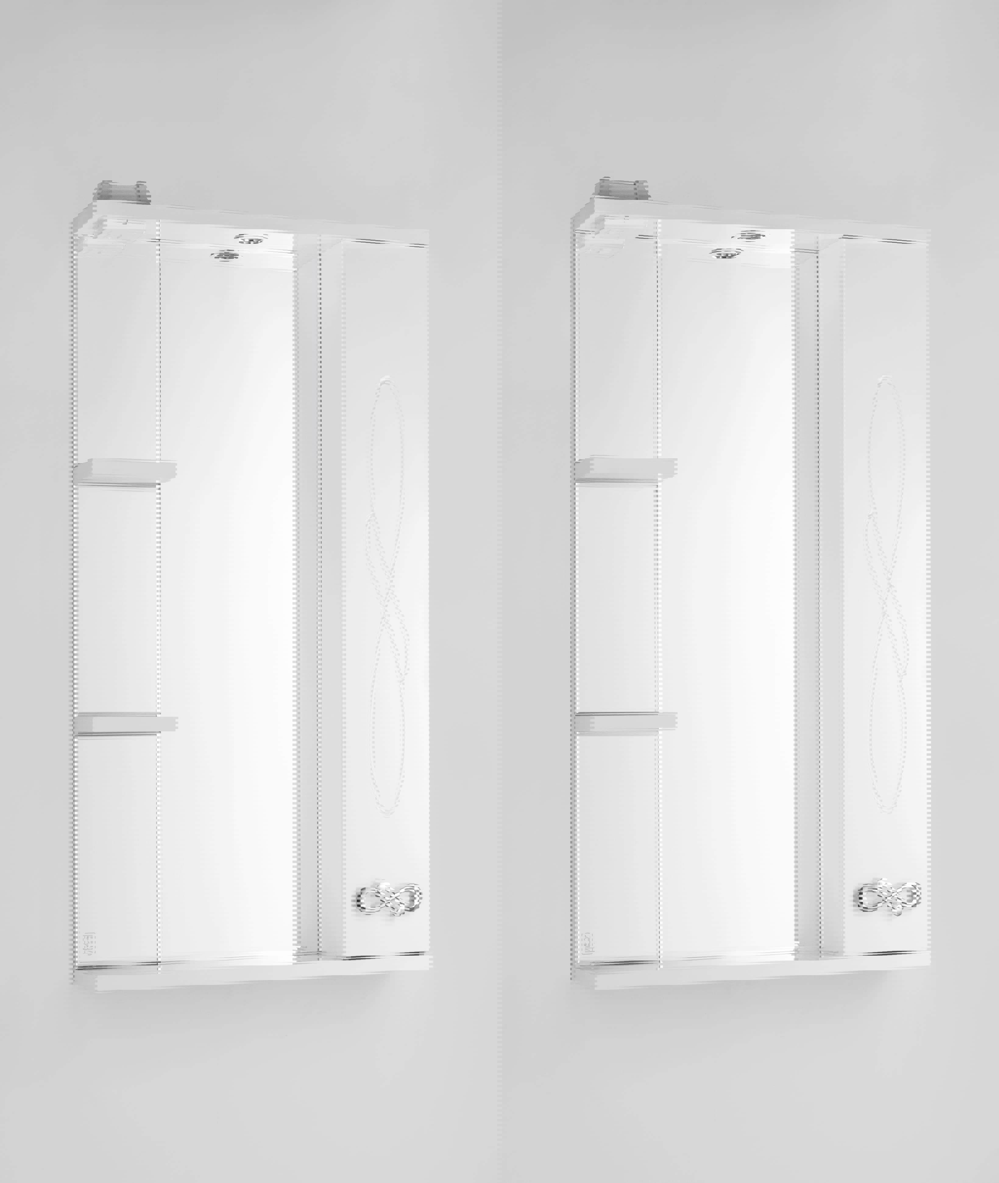 Изображение товара Шкаф для ванной комнаты Style line ЛС-00000263 с подсветкой 83x75см