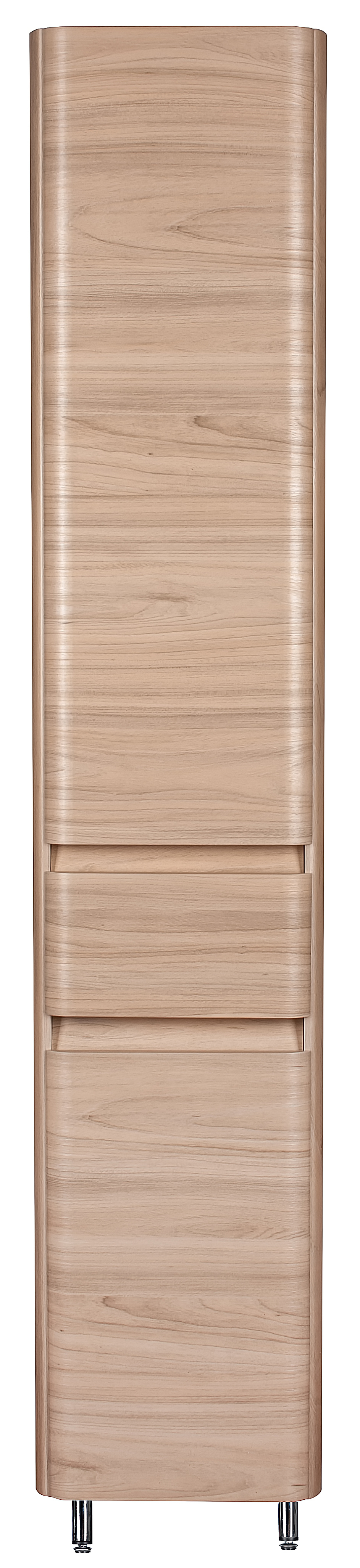 Изображение товара Подвесной шкаф-пенал для ванной комнаты Атлантика 35х175 см бежевый стиль лайн