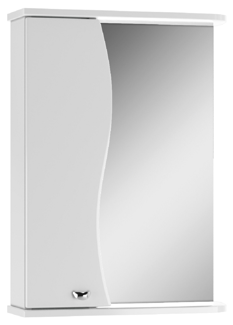 Изображение товара Шкаф для ванной Айсберг Волна da1042hz 51.6x70 см белый