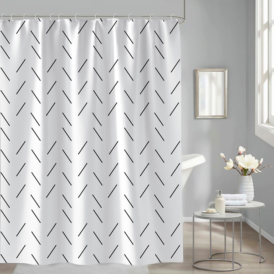 Изображение товара Штора для ванной DELPHINIUM 180x180 см разноцветная водонепроницаемая полиэстер