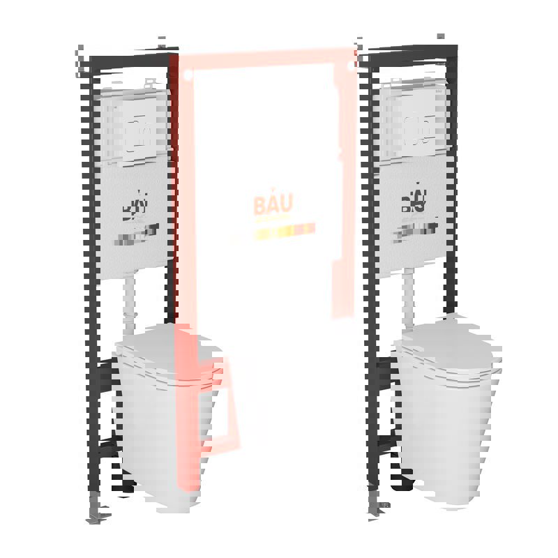 Изображение товара Комплект инсталляции PRO унитаз подвесной торнадо BAUEDGE Nimb Hurricane-2