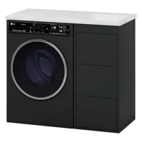 Изображение товара Тумба под раковину Brevita Grafit GRA-01040-013 39см черный Россия