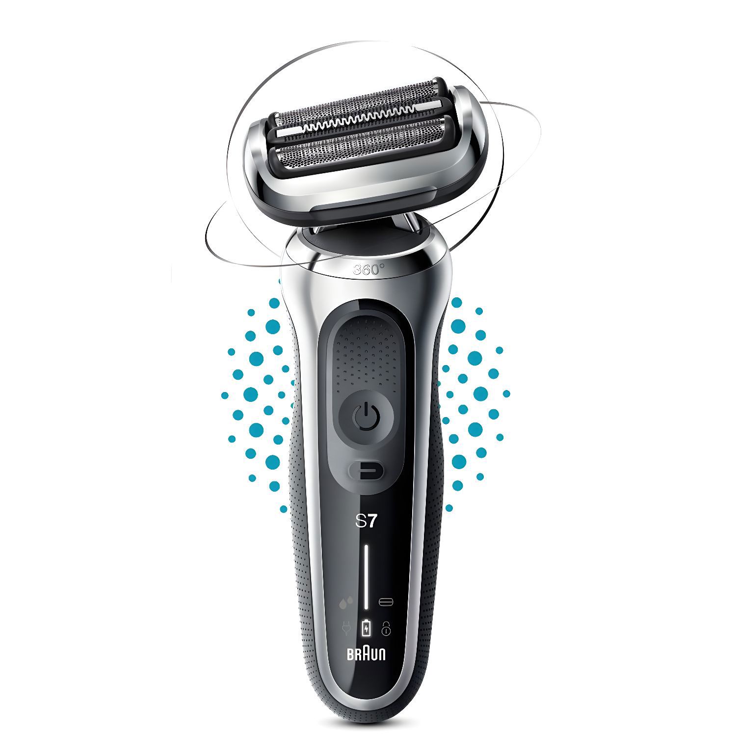 Изображение товара Электробритва BRAUN Series 7 71-S4200cs водонепроницаемая и для влажного сухого бритья