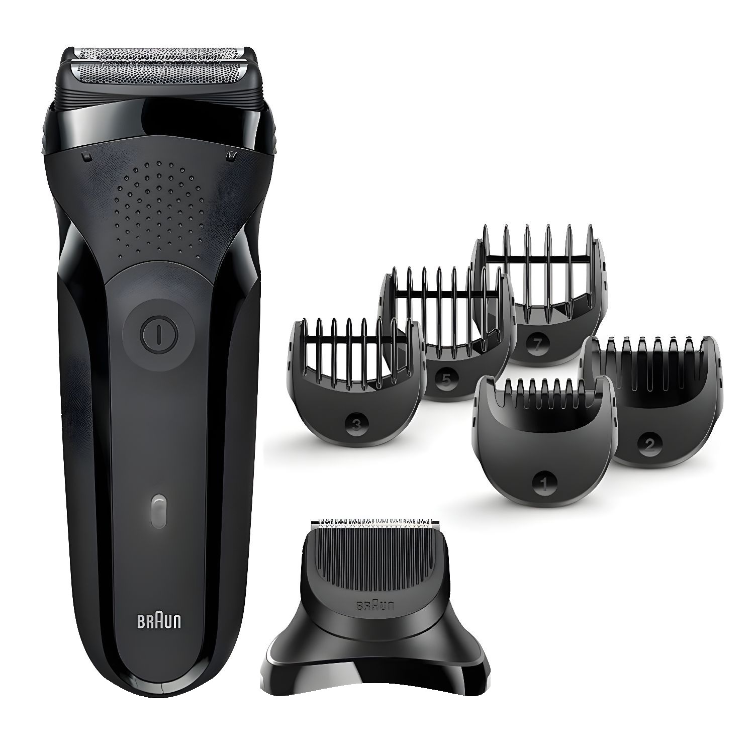 Изображение товара Электробритва BRAUN 300BT с триммером и сетками SensoFoil, черная